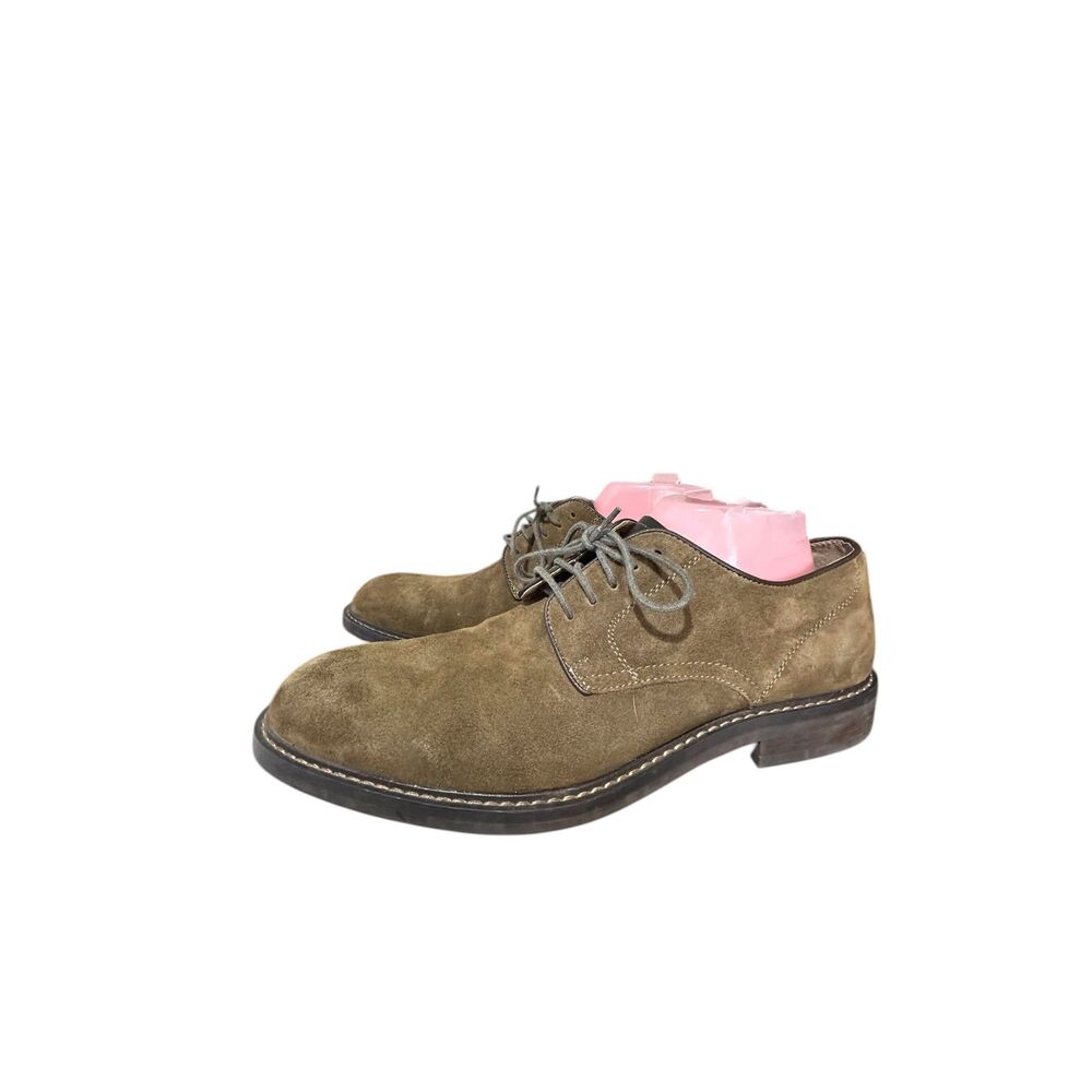 1901 Derby Shoes Men's 10M Brown Leather Suede Lace Up Minimalist Outdoor